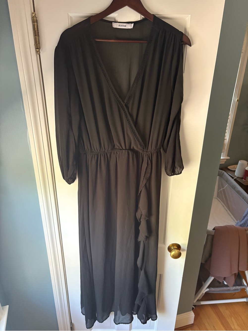 JustFab Black Dress Stevie Nicks Vibe